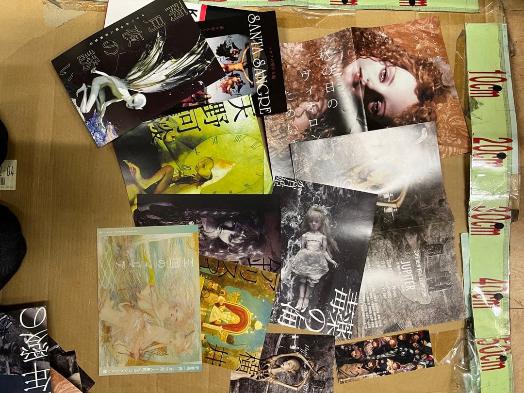 天野可淡★球体関節人形★サイン　チラシ多数ありまとめてセット