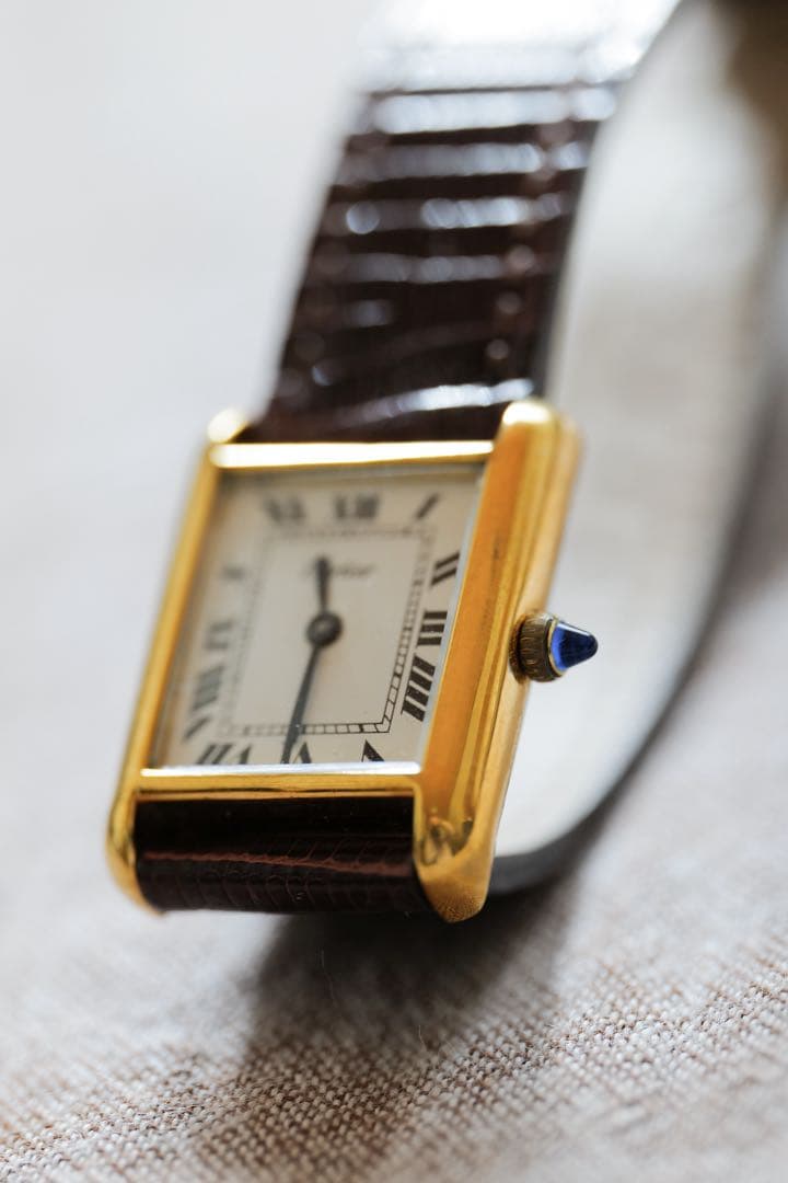 程度良好！カルティエのプレマストタンクSM