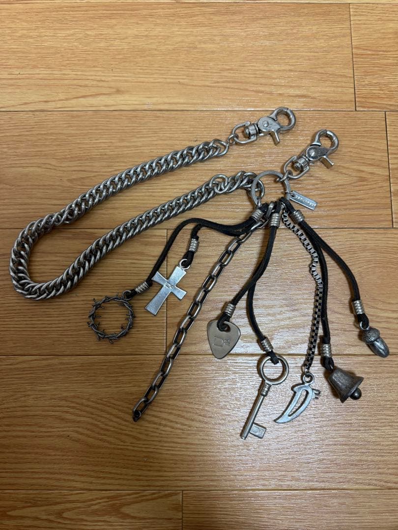 DSQUARED2 ディースクエアード ウォレットチェーン シルバー　ディーゼル