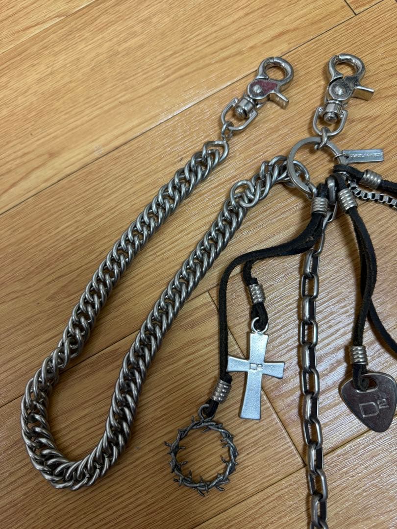 DSQUARED2 ディースクエアード ウォレットチェーン シルバー　ディーゼル