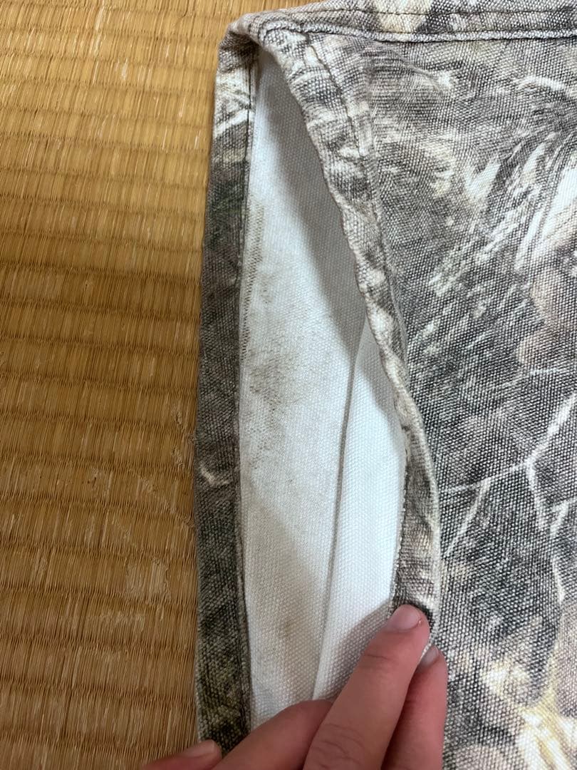 9090リアルツリーワイドデニム　カーブパンツ