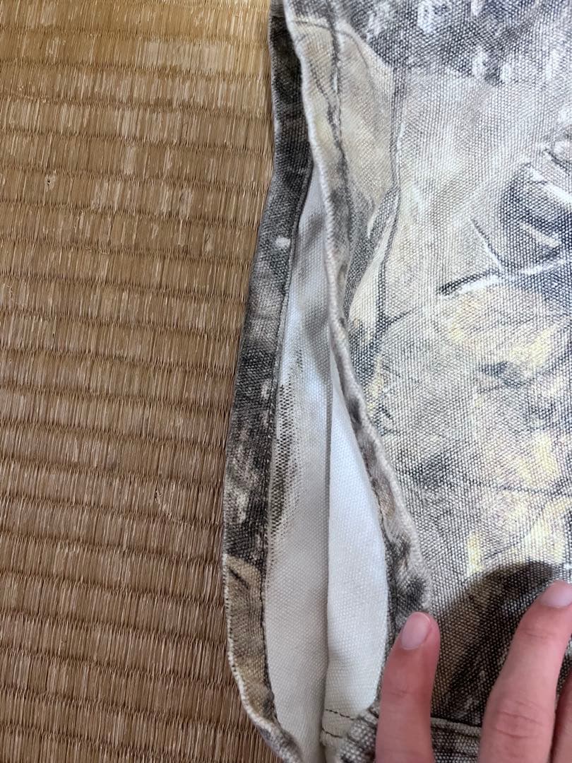 9090リアルツリーワイドデニム　カーブパンツ