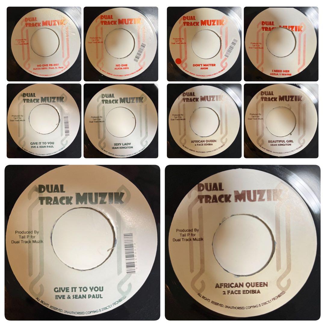 DUAL TRACK MUZIK レコード 4枚 8曲セット REMIX レゲエ