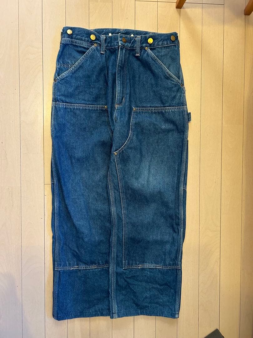 Carhartt ダブルニー 青