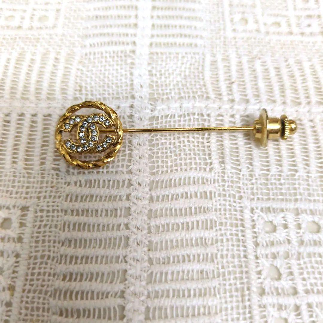 CHANEL　シャネル　ピンブローチ　ヴィンテージ　ココマーク　正規品　ブローチ