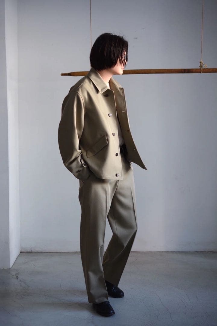 定価5.5万A.PRESSEcovert cloth trousers 3
