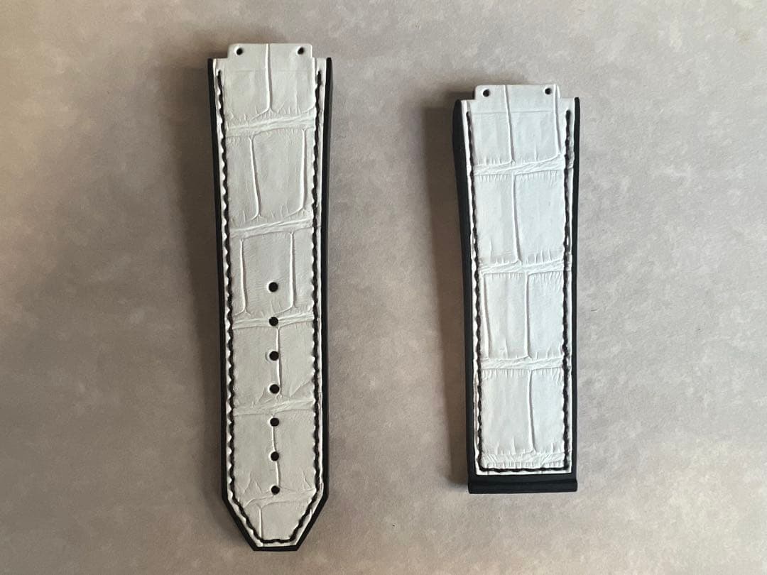 HUBLOT ウブロ ビッグバン ホワイト クロコ ラバーベルト