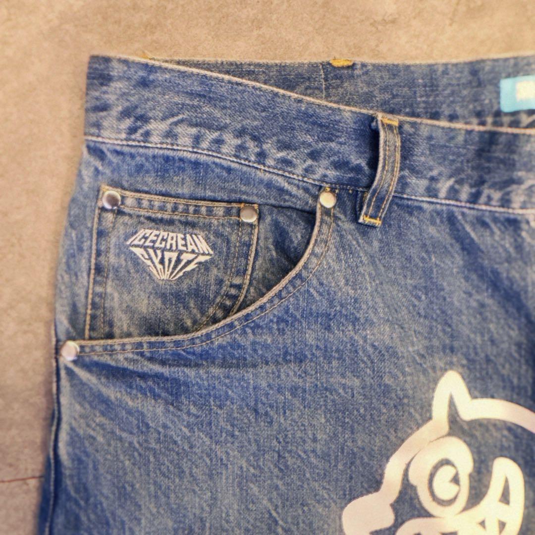 ICECREAM Running Dog Y2K バギーデニム/太めデニム