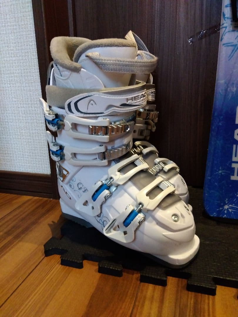 良好【ハイエンド】HEAD 学生・レディース用/スキーセット/メンテ・WAX済✔