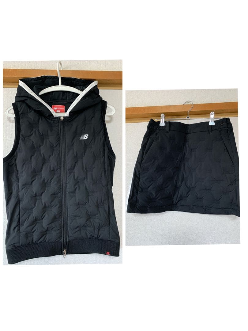 New Balance フード付きベスト ＆スカート　サイズ2(L)