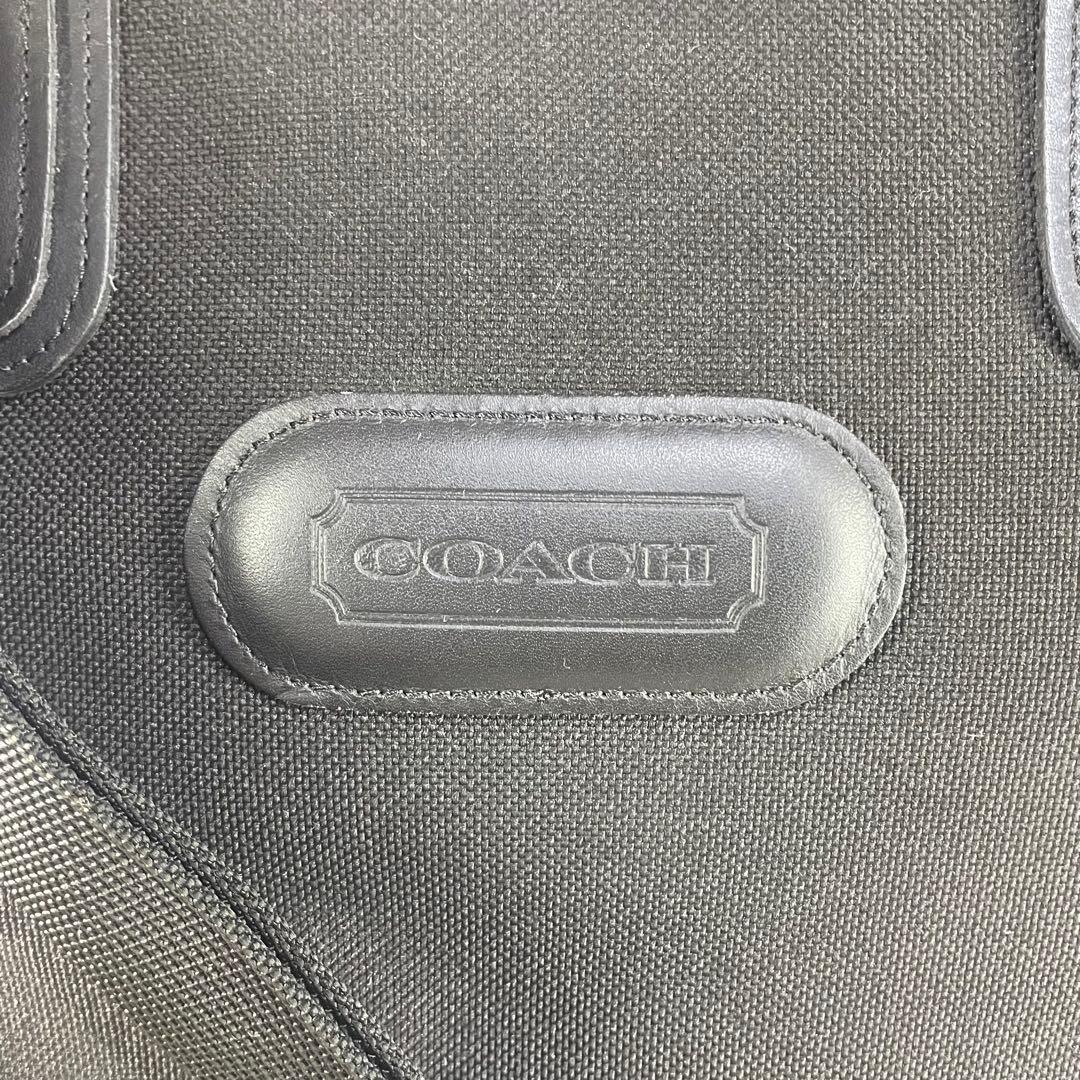 【美品】 COACH コーチ ボストンバッグ 2WAY 大容量 ブラック 南京錠