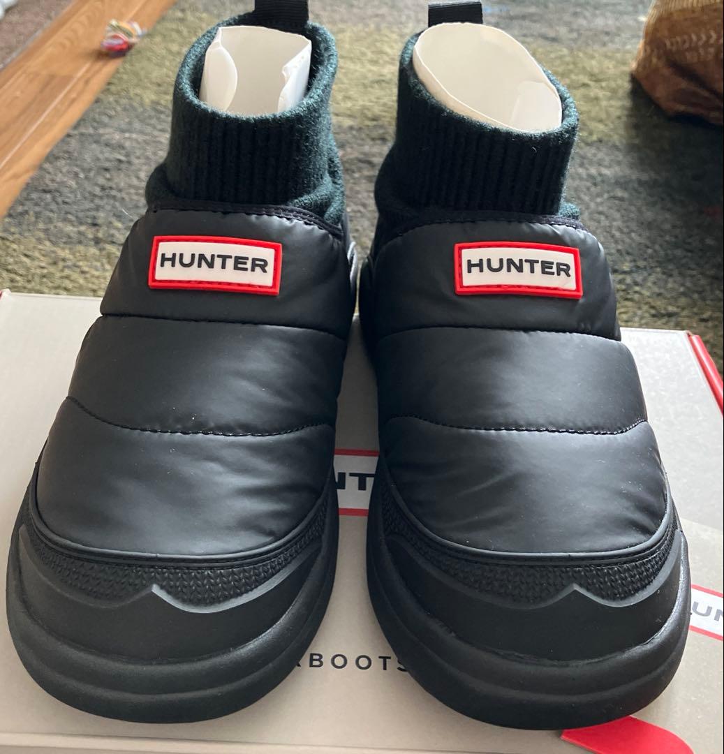 Hunterニットブーツ　ブラック38箱あり