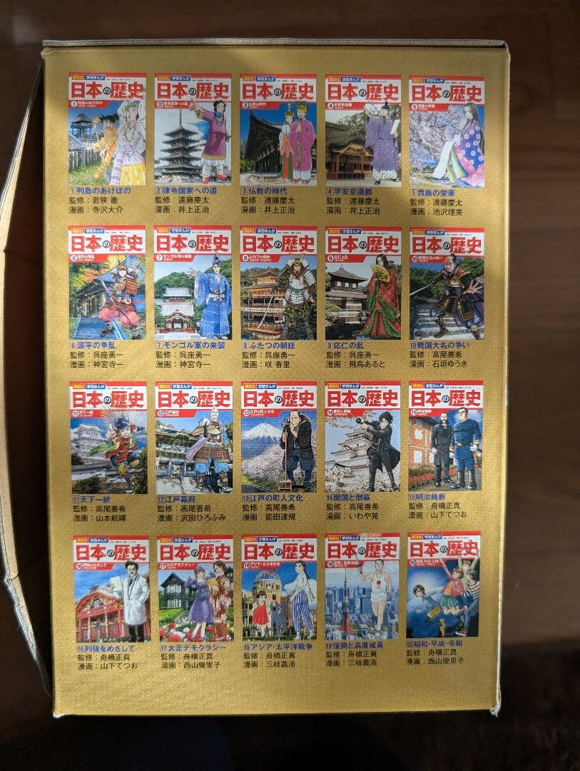 講談社 学習まんが 日本の歴史 全20巻セット 歴史人物データカード120枚