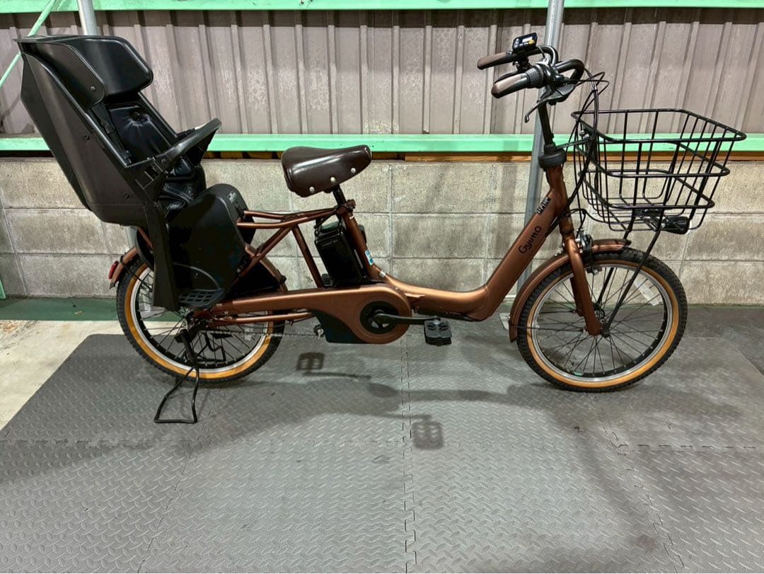 №8625電動自転車　パナソニック ギュット 20インチ✨美品✨希少カラー！