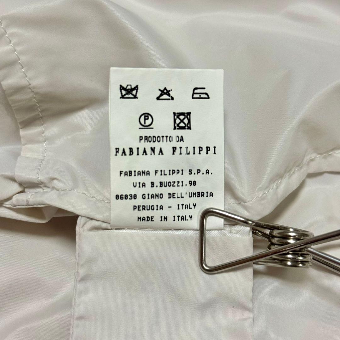 美品 ファビアフィリッピ 近年モデル モニーレ ナイロンパーカー フード