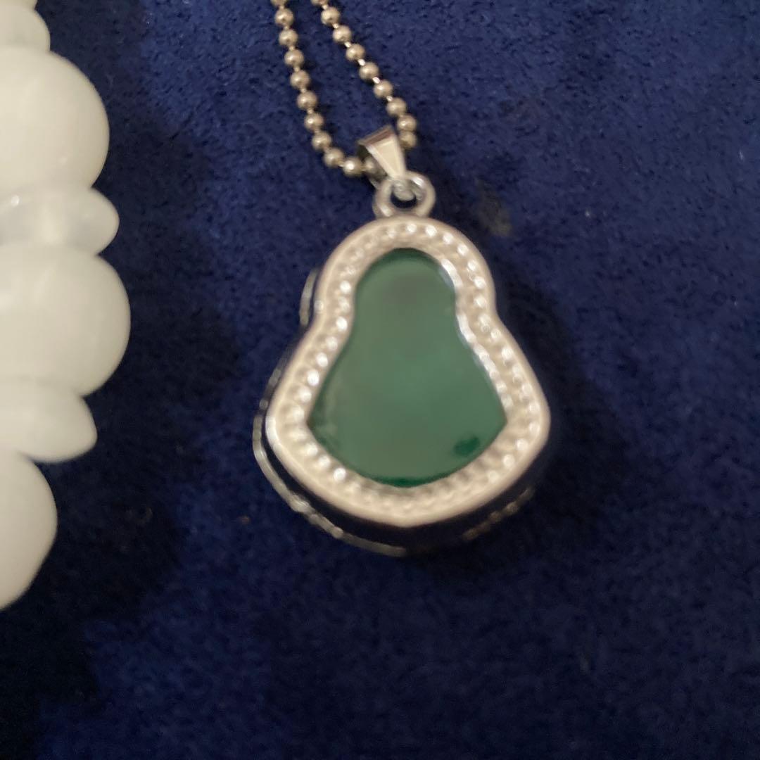 専用◆W.GERMANY 西ドイツ ヴィンテージ ブローチ◆翡翠？アクセサリー