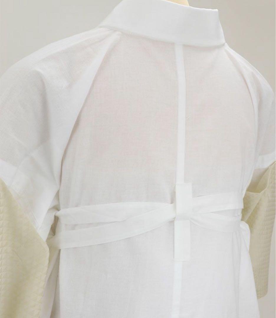 【替袖付き】衿秀 き楽っく長襦袢 袷用　Mサイズ/替袖【紗綾形】