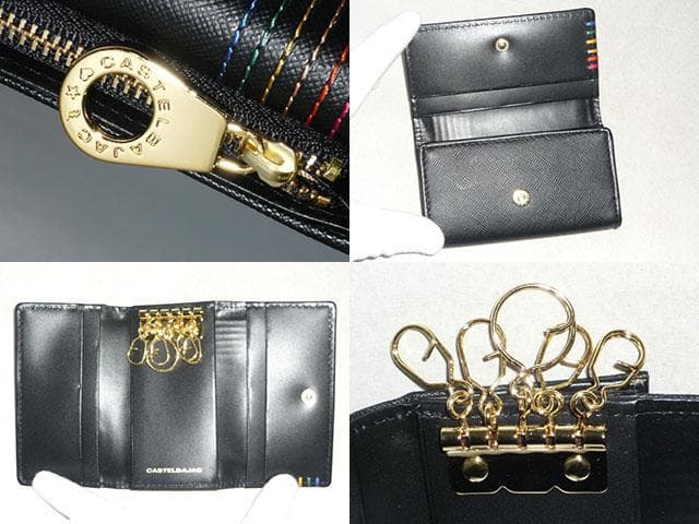 カステルバジャック シェスト キーケース小銭入れ付き 027602 ブラック