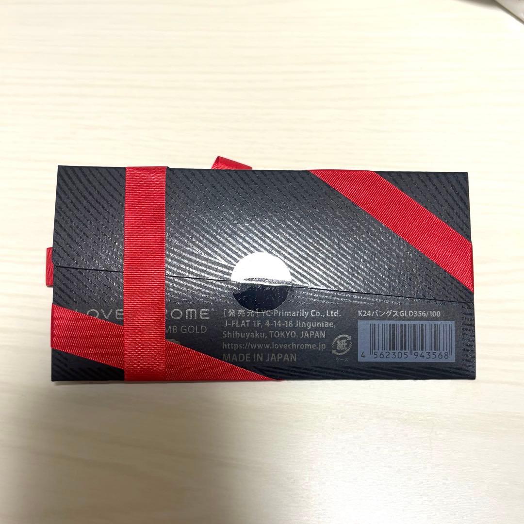 新品未開封 LOVECHROME K24GP BANGS COMB ゴールド