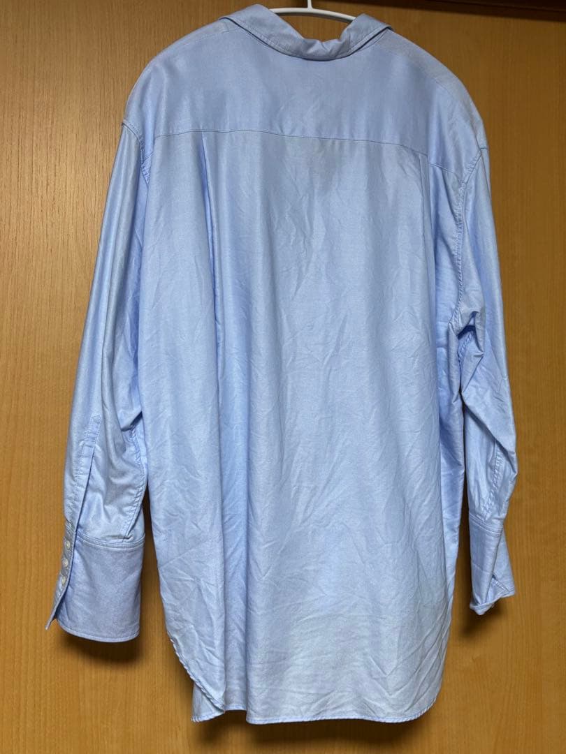 【1月5日限定価格】conte ディープVネックスキッパーシャツ　ライトブルー