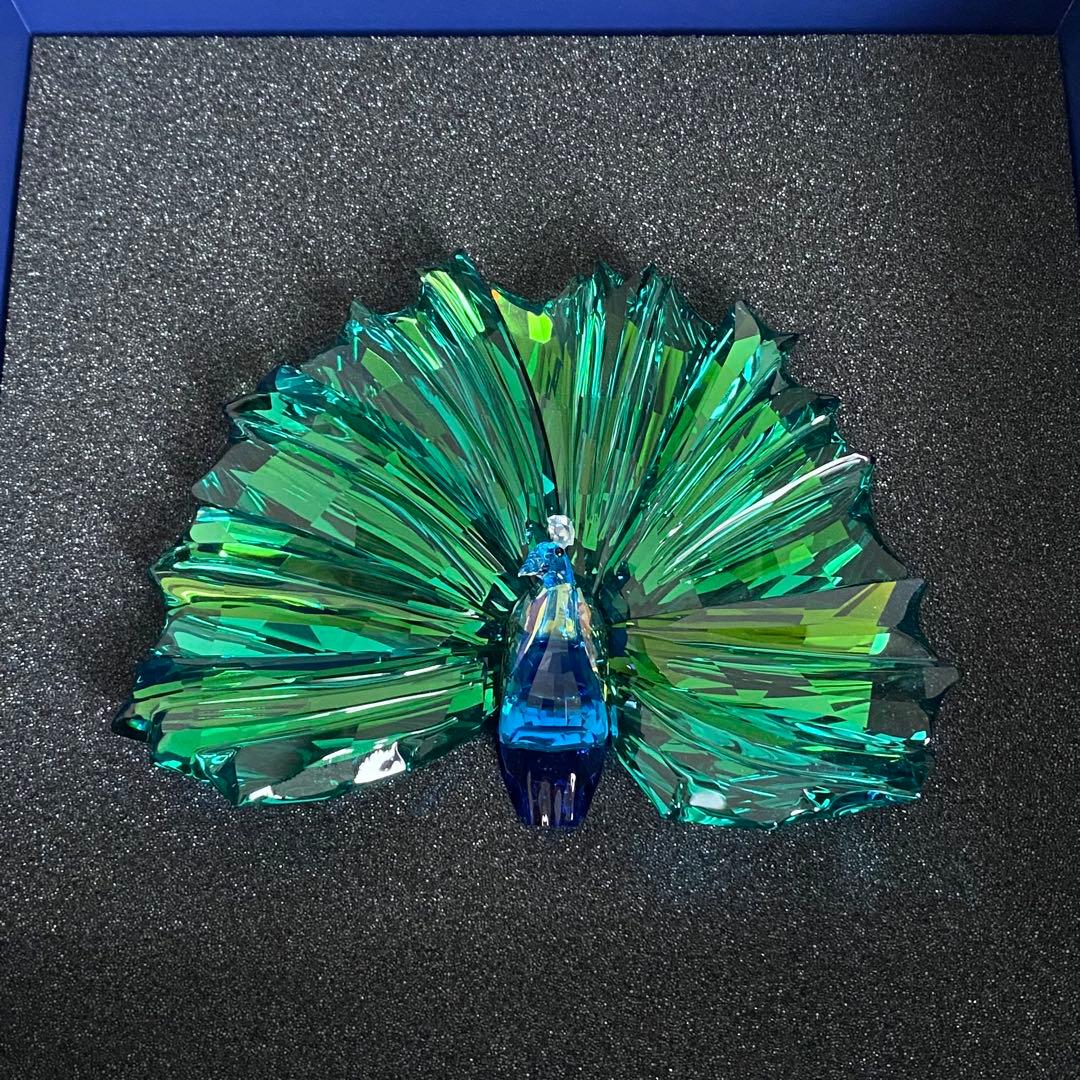SWAROVSKI スワロフスキー クリスタル ピーコック 孔雀 2015年