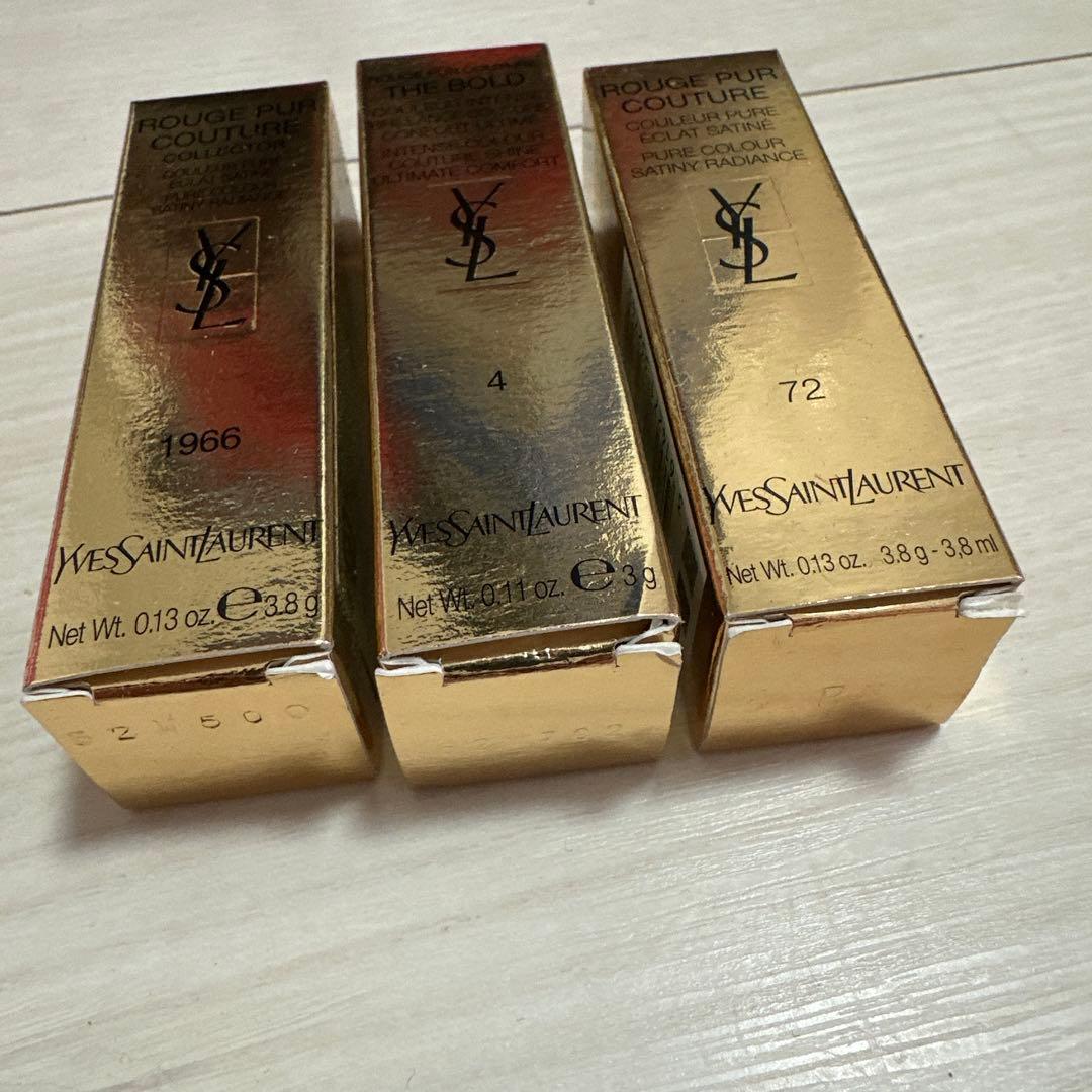 サンローラン　口紅3本セット