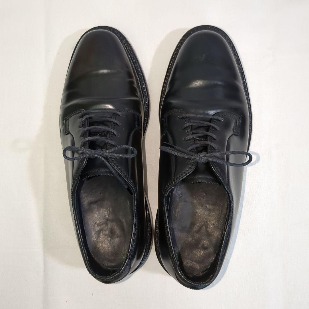 【ロイヤルインペリアル】プレーントゥ ブラック USA製【フローシャイム】