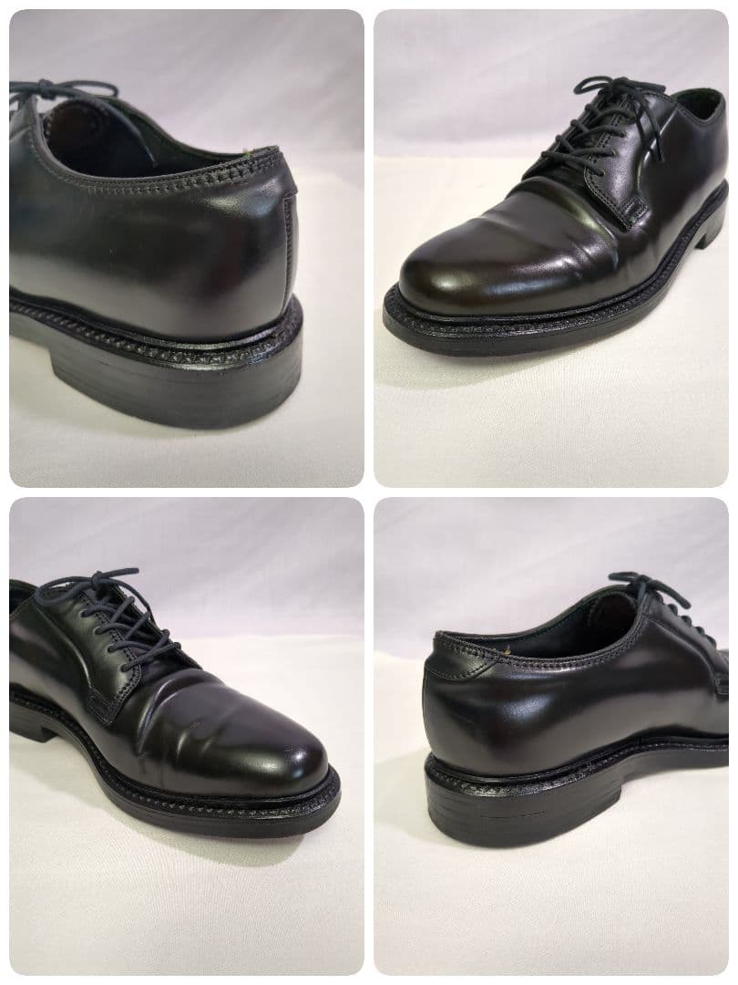 【ロイヤルインペリアル】プレーントゥ ブラック USA製【フローシャイム】