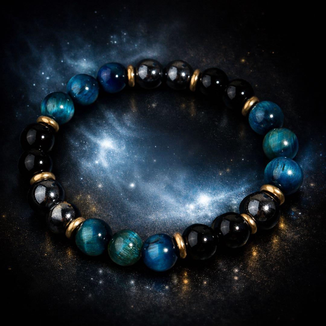 【守護結界・開封儀式】直感を保護する天然石ブレスレット｜一点物