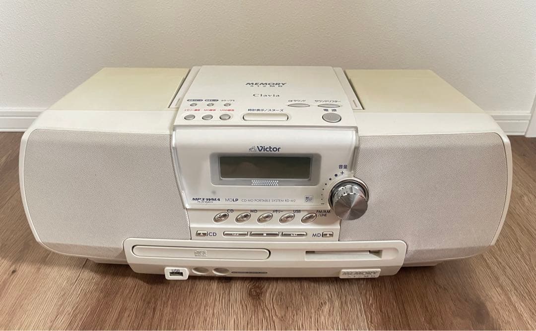 Victor CD・MDプレーヤー　RD-M2-W