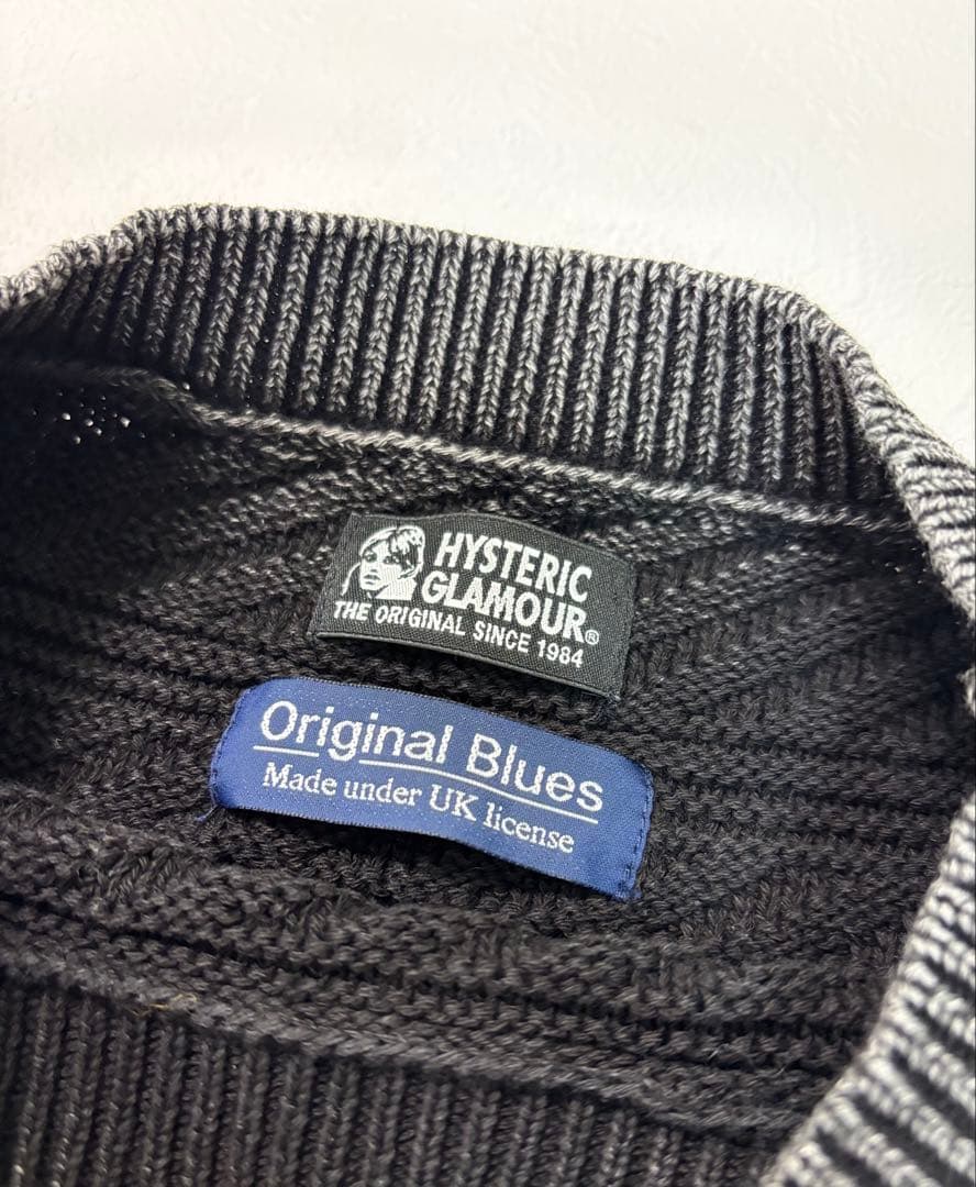激レア ヒステリックグラマー Original Blues 別注 ケーブルニット