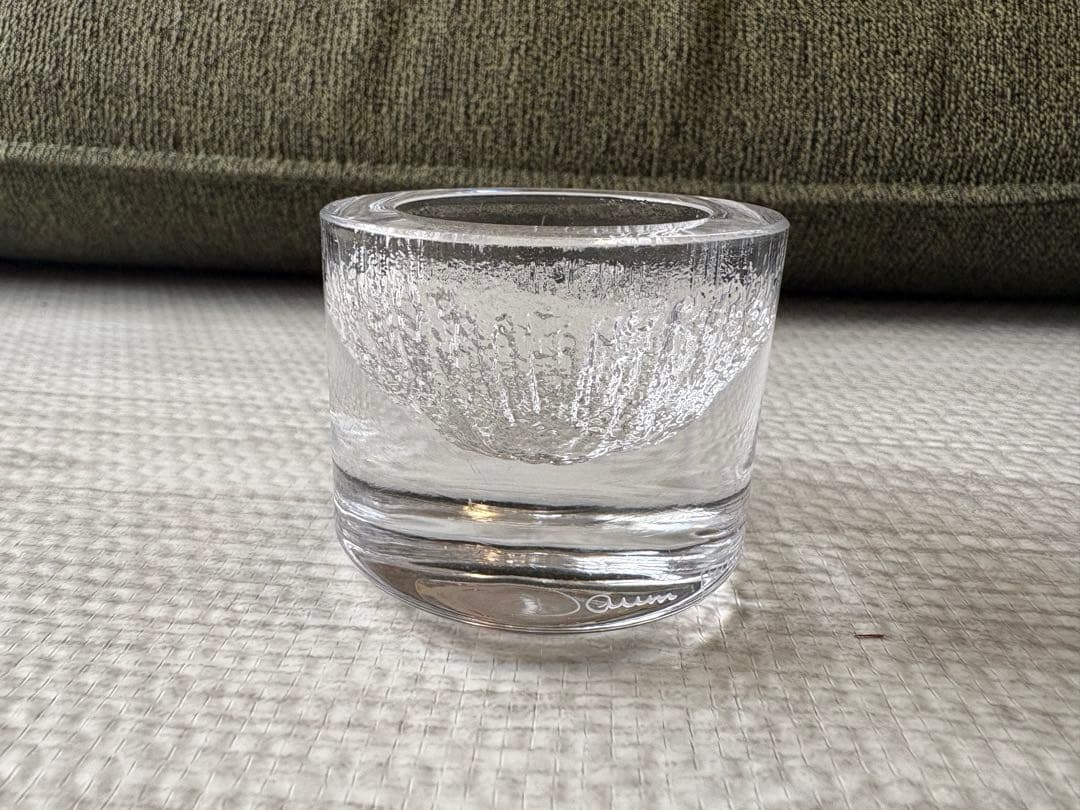 ドームナンシー クリスタルペーパーウェイトキャンドルたて