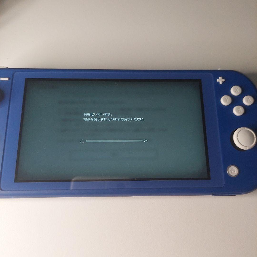 【動作️⭕️】スイッチライト ブルー 純正充電器、箱有り 良品