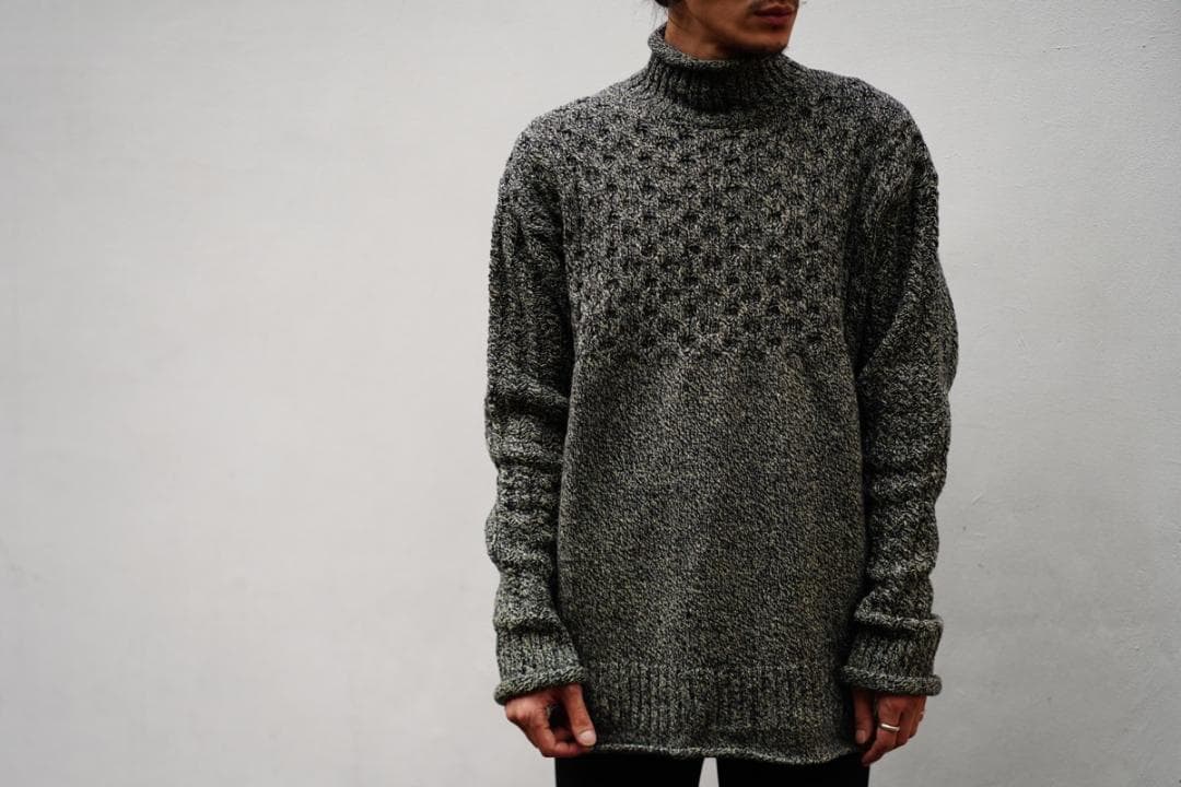 julien david ハイネック ウールニット セーター カシミア