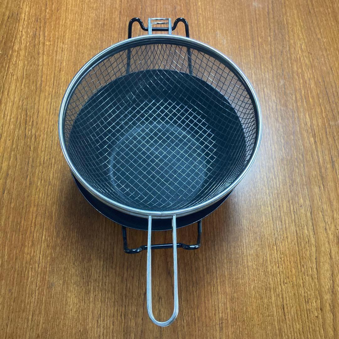 la base/ラバーゼ/IH対応・鉄揚げ鍋セット（28cm）