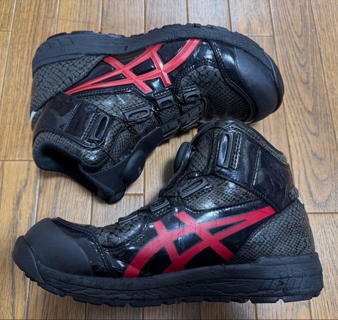 アシックス 安全靴 ウィンジョブ CP304 BLK EDITION 25cm