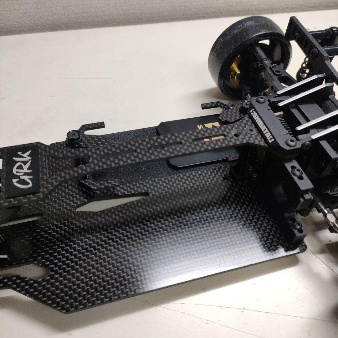 【走行少】シバタ GRK5ドリフトシャーシ、オプション多数装備、部品多数付き