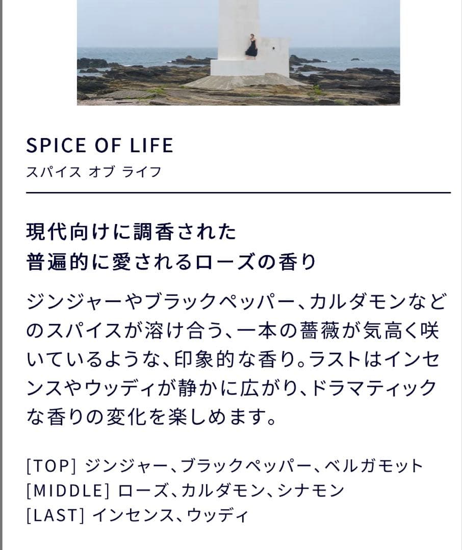 香水(ユニセックス) SHIRO SPICE OF LIFE PERFUME 100ml