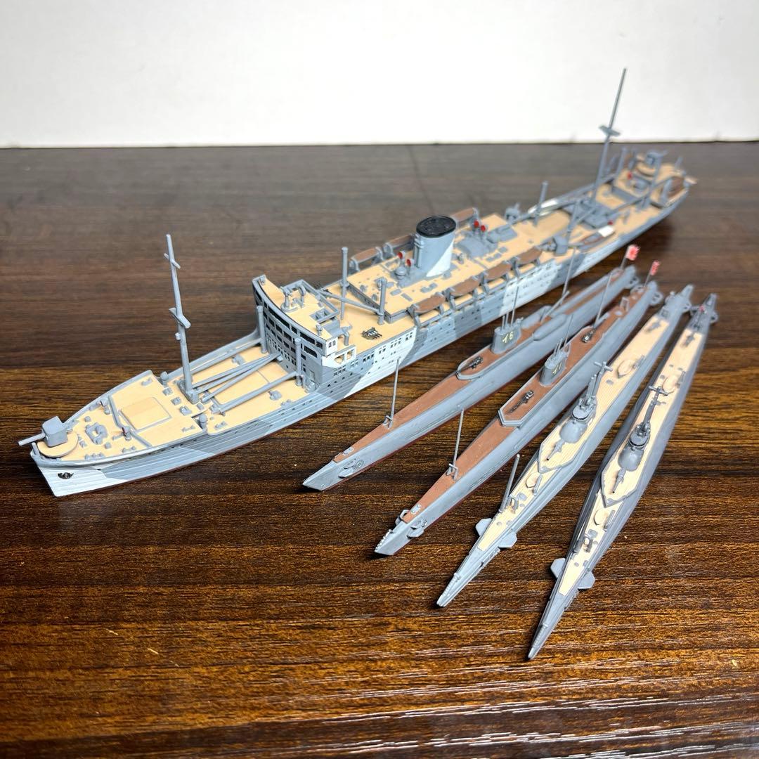 1/700 日本海軍　潜水母艦　平安丸　潜水艦　伊1・6・56・60