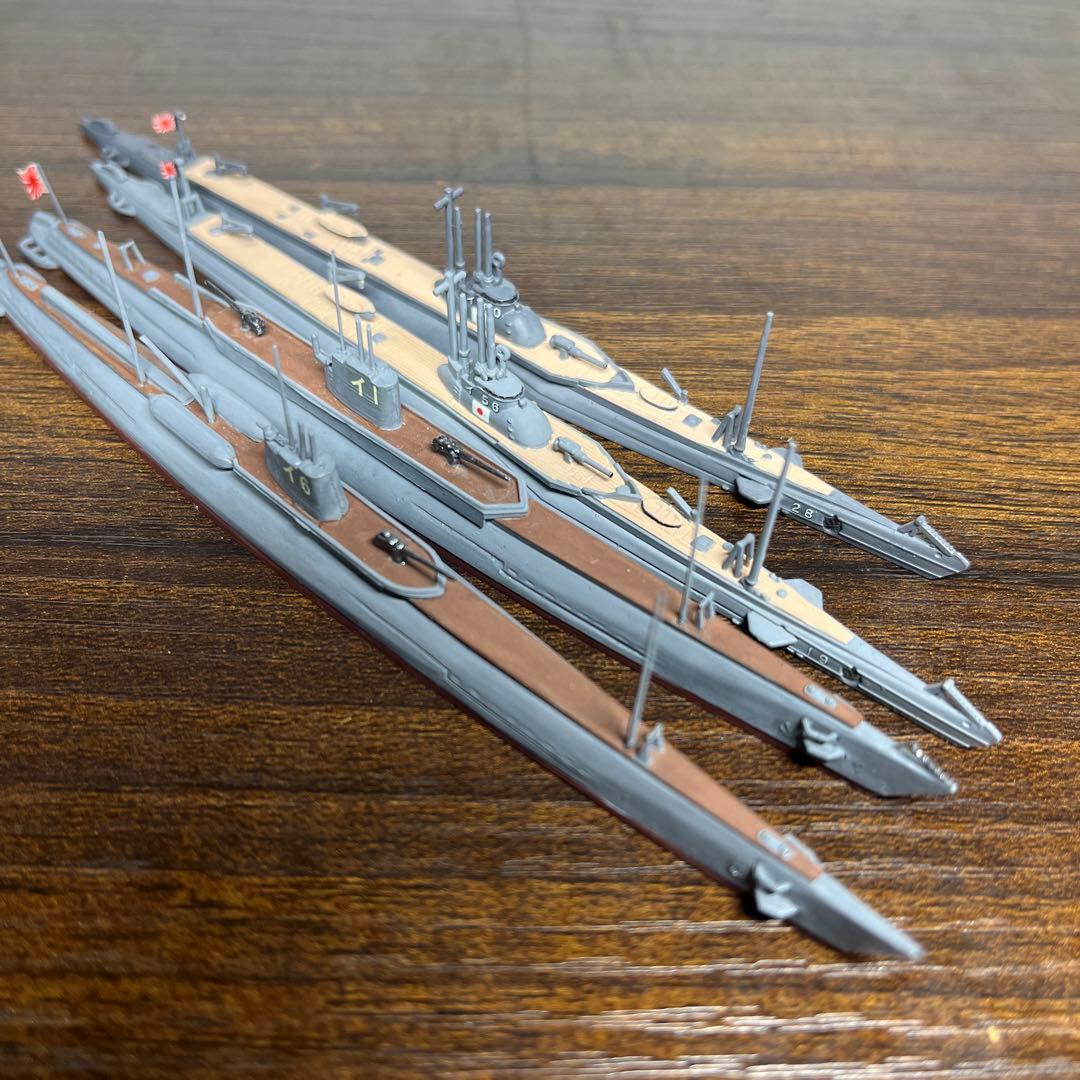 1/700 日本海軍　潜水母艦　平安丸　潜水艦　伊1・6・56・60