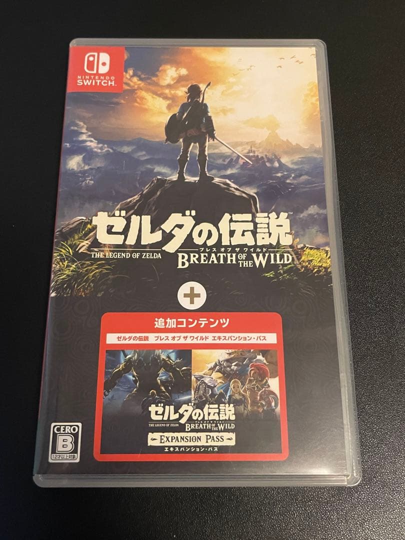 ゼルダの伝説 ブレスオブザワイルド+エキスパンションパス 美品