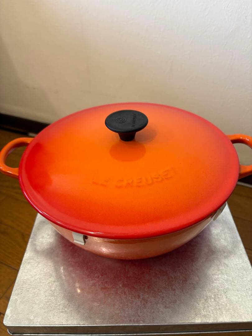 LE CREUSET ル・クルーゼ　マルミット オレンジ 22cm 鍋