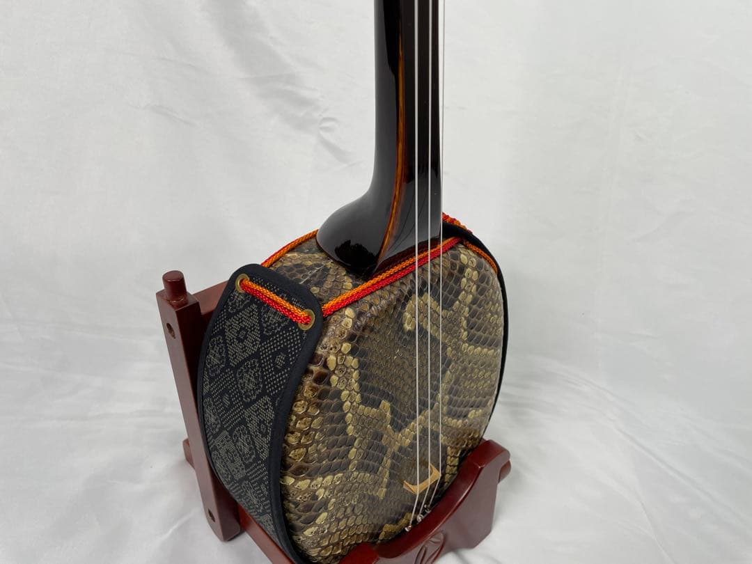 高級県産黒檀三線 三線組合 渡慶次 道政 謹製