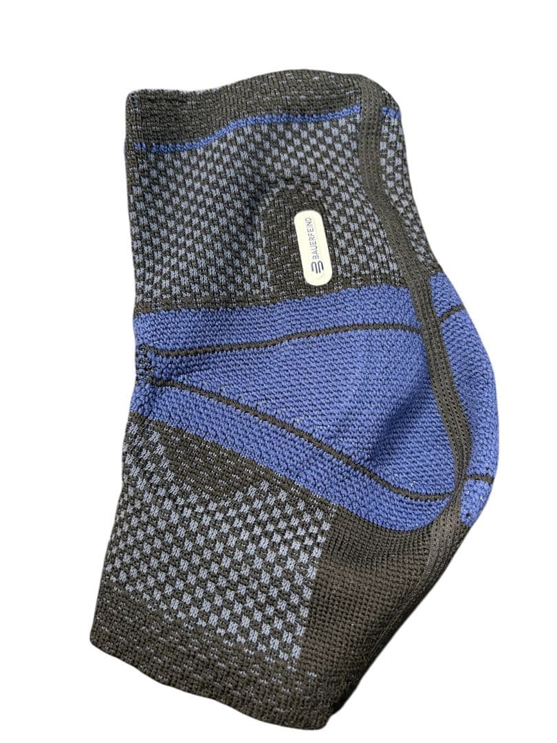 421【美品】BAUERFEIND マレオトレイン 左足用 足首用サポーター 黒