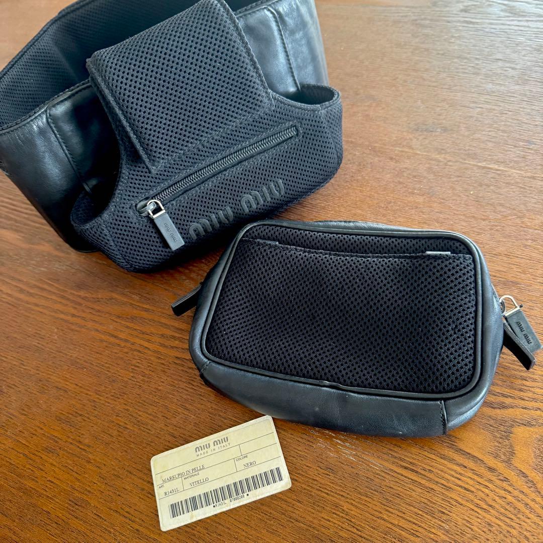 miu miu archive vintageウエストポーチ