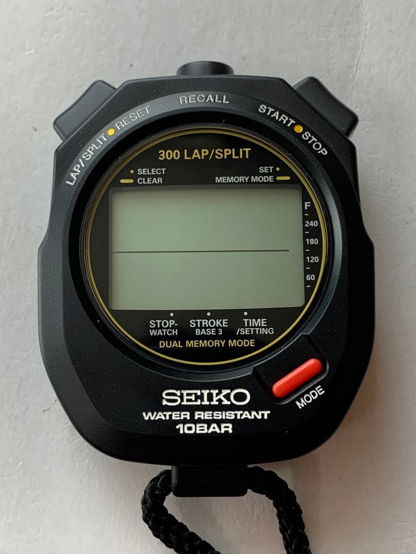 【連休！】●SEIKO ストップウォッチ スイミングマスター S141-0AA0