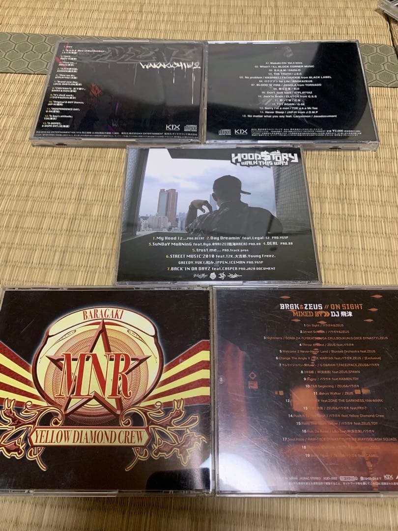 廃盤　バラガキ　brgk zeus 若き血　t2k ydc 紅桜　ヒップホップ