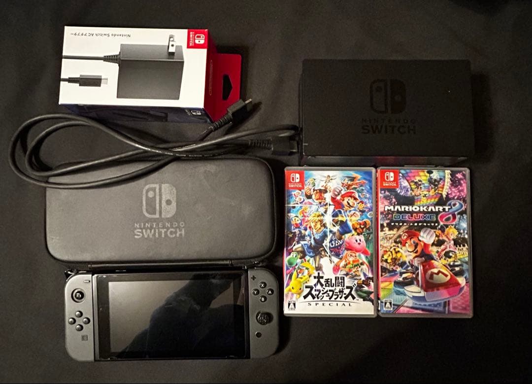 Nintendo Switch 本体及び周辺機器 マリオカート、スマブラ付き