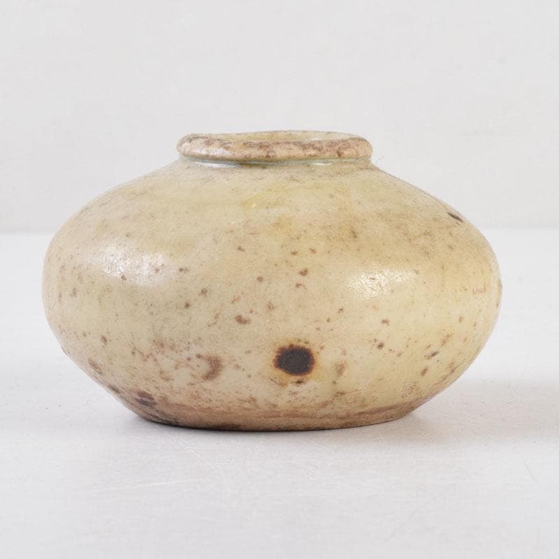 クサノミ 朝鮮美術　李朝　高麗青磁　小壷　油壷　C　9228