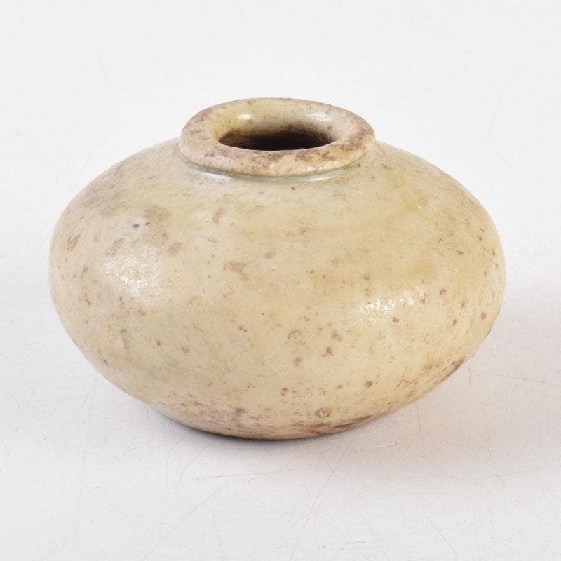 クサノミ 朝鮮美術　李朝　高麗青磁　小壷　油壷　C　9228